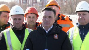 Губернатор Подмосковья Андрей Воробьев открыл движение по новому участку ЮЛА.