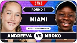 Андреева М — Мбоко В WTA. Майами. Хард Прямая трансляция
