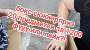 23-03-2026 Распаковка бокса  с неизвестными предметами. Сюрприз за 1200 руб