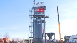 (Рыбинск-40) В РЫБИНСКЕ СТРОЯТ АСФАЛЬТОБЕТОННЫЙ ЗАВОД