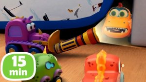 Сборник мультиков для детей про игры в машинки Мокас – Развивающие мультфильмы для малышей