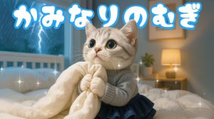 【Офисный котик Муги】Мур-мур, ня!? Репортаж из жизни Муги в дождливый день 🐱⚡️