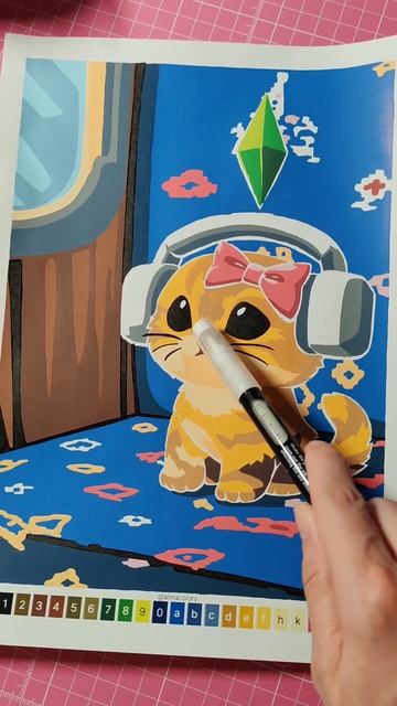 Котик из Sims 