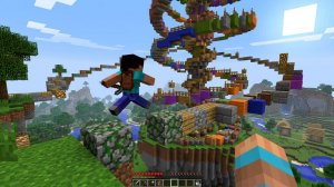 Прохожу карту спираль3 в майнкрафте #3