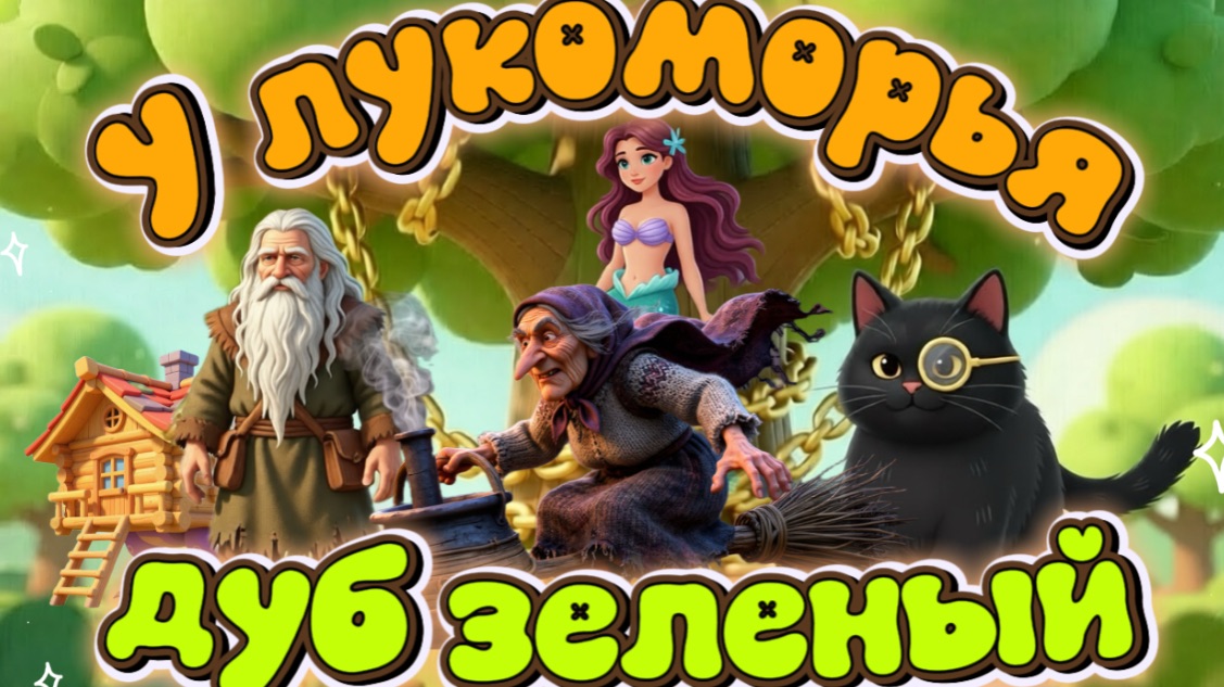 У лукоморья дуб зеленый | Мультики для детей | Сказка