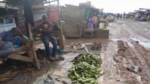 Африканская деревня Натете в центральной Кампале, Уганда.