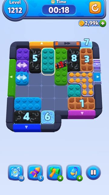 Color Block Jam 1212 Уровень