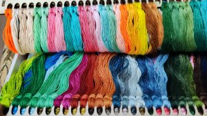 23-03-2026. Закончила несколько работ. Организовала мулине. Покупка книги.