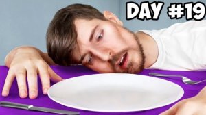 Я не ел пищу 30 дней. Мистер Бист.