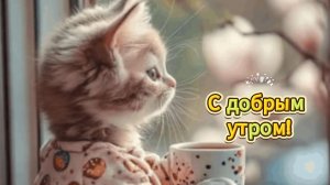 С добрым утром! Музыкальная открытка с теплыми пожеланиями на весь день! ☀️✨