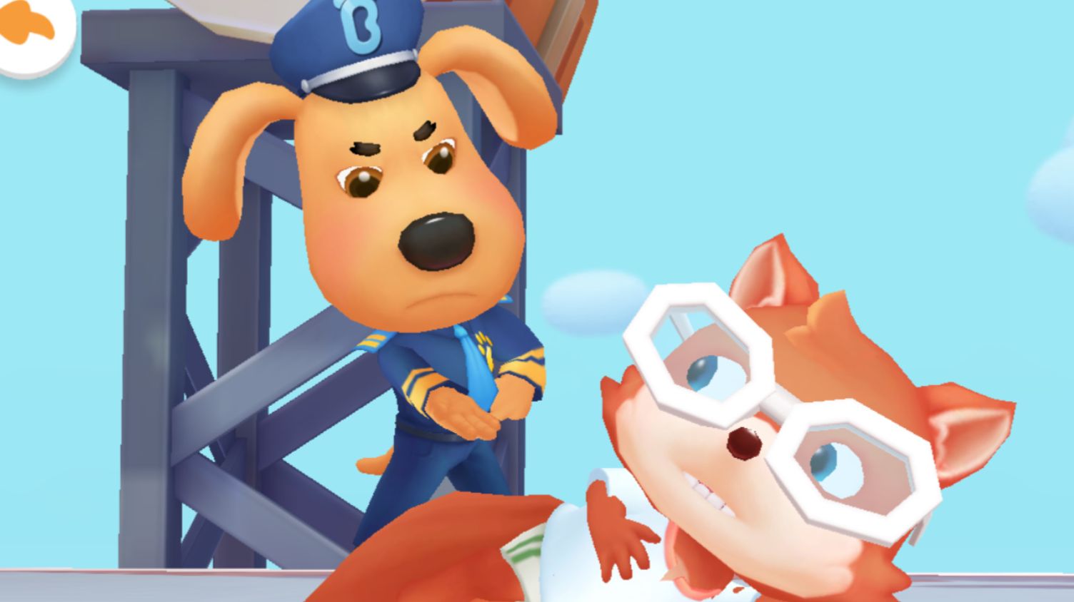 Панда. Панда школьный автобус. Детям.  Полицейская крутая  машинка. Часть  6.