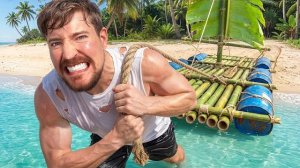 В Ловушке На Острове, Пока Я Не Построю Лодку - MrBeast