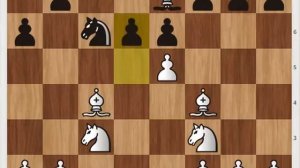 Хитрая шахматная ловушка с жертвой 2 пешек в начале _Сицилианской защиты_
