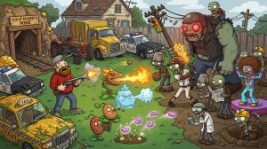 Зомби против растений 2 Plants vs Zombies ПвЗ PvZ Растения против Зомби