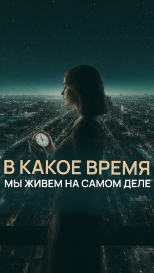 В какое время мы живем на самом деле