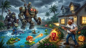 Орда Зомби Растения против зомби Fusion Edition 3.5 Битва ПОБЕДА ЗОМБИ