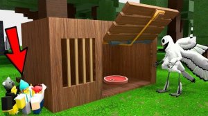 Розыгрыш с ловушкой против совы в игре «99 ночей в лесу» Анимация