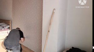 КЛЕИМ ОБОИ! Ой! 🤭 РАБОТНИЧКИ!🤦♀️👍