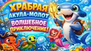 Волшебное приключение отважной акулы-молота в океане! Увлекательный мультфильм для детей
