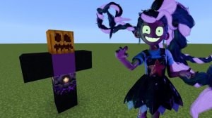 Poppy Playtime Аддон Светящаяся Лили Лавбрейдс в Minecraft PE