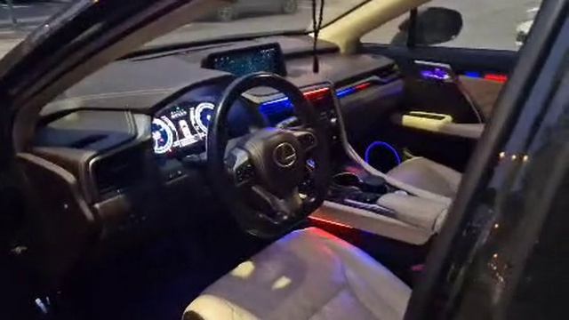 Динамическая подсветка Lexus RX 200t смотреть онлайн
