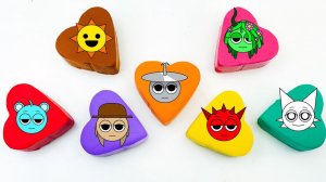 Мультики для детей 💖 Узнаем, какой Спрунки выпадет из яркого пластилина. Мультики мемы для малышей