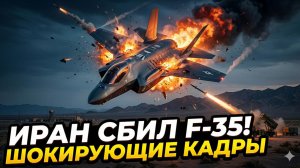 💥Иран слил ВИДЕО перехвата F-35! Невидимка засветилась на радарах. Что скрывал Пентагон?