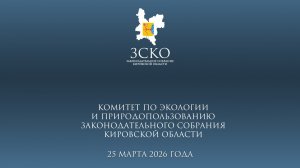 Заседание экологического комитета 25.03.2026