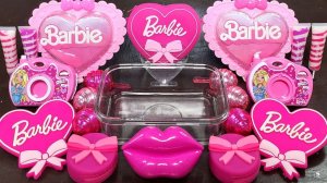 АСМР Слайм 💗Барби Слайм 💗 Смешиваем Яркий розовый Слайм