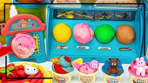 Мультики для девочек. Набор Play-Doh Магазин мороженого и десертов 🍦. Смотреть мультики для детей.
