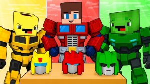 Джей Джей против Майки против Бананакида в ШЛЕМЕ Трансформеров. Майнкрафт Мультик
