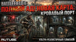 BATTLEFIELD 6: ПЕРВЫЙ ГЕЙМПЛЕЙ! Карта «Кровавый Порт» — Подземный Ад и Лабиринты