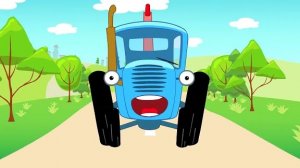 Синий Трактор - Что ты делал Синий трактор и По полям - Песенки для детей