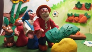Сказка "РЕПКА" пластилиновая мультипликация 1 класс