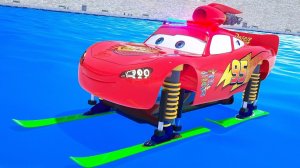 Сани, которые скользят и меняют цвет, позволяют изучать цвета с помощью транспортных средств