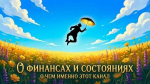 О чем этот канал: о финансах и состояниях