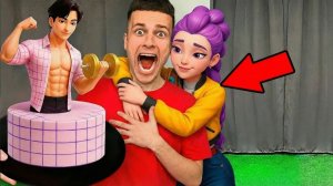 я съел все торты KPOP DEMON HUNTERS в 3:00 ночи !