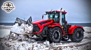 Кировец бьёт дороги по полю и расчищает площадки. Новый погрузчик LONKING-AGRI грузит перегной