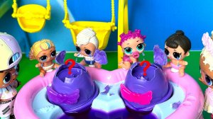 ВЫЛУПИЛИСЬ И СБЕЖАЛИ😱💦 Куклы ЛОЛ сюрприз ПУПСИКИ в детском садике Хетчималс сюрприз мультики