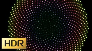 Заставка \ Screensaver 2 часа точки гипнотизирует 4K Релакс