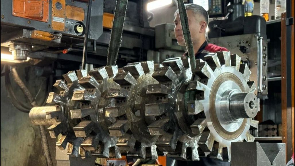 Восстановление ротора измельчительного оборудования для пищевого производства