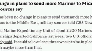 ‼️🇺🇸🇮🇷 Планы США по отправке тысяч морпехов на Ближний Восток не изменились, несмотря на заявлен