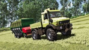 FS25 Etruria. Подбор травы Mercedes-Benz Unimog U 2400
