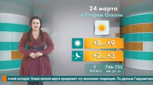 Погода в Старом Осколе на 24 марта