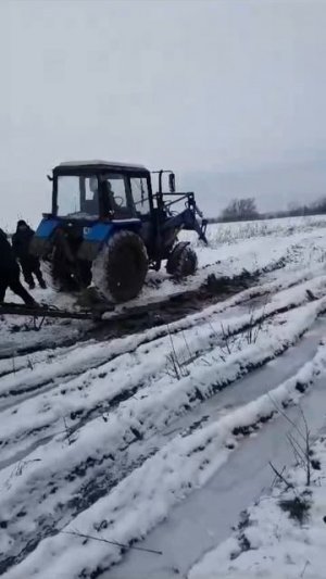 Зимнее бездорожье.