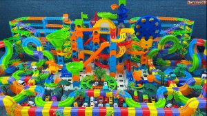 Мультики для детей | Магнитный Поезд и Трасса Шариков LEGO!