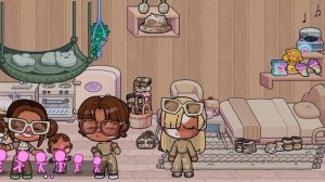 сходка с eva mix surprise в аватар ворлд❤️🧡💛💚💙💜