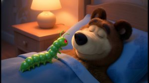 История медведя – Червяк внутри него | Маша и Медведь, созданные фанатами 🐻🐛