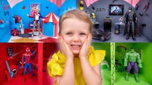 Дети СУПЕРГЕРОИ в игровом домике «Четыре цвета»