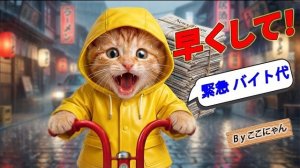 Холодно под дождем Здесь отключили отопление, Ньян, доставщик газет остался без денег - день, котоик